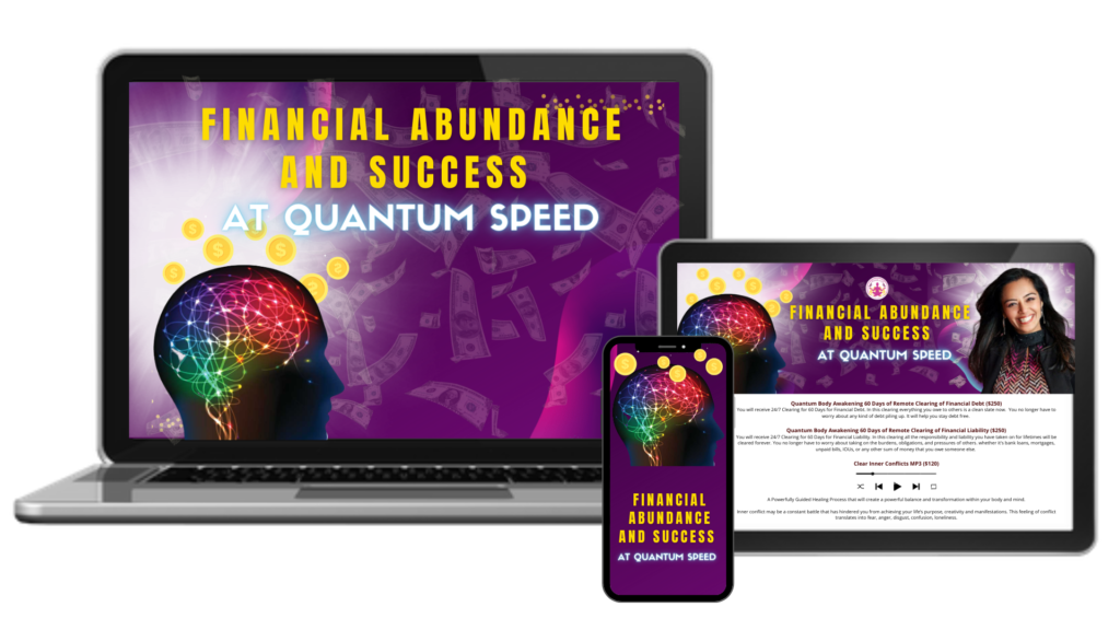 Financial Abundance and Success at Quantum Speed Package 2