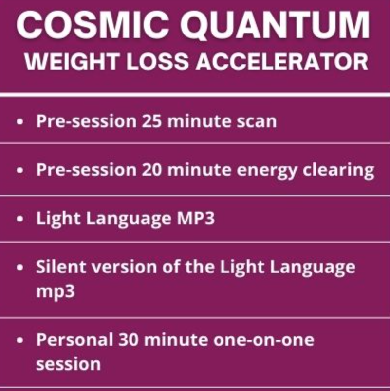 Cosmic Quantum Weight Loss Accelerator - Mijke Ketting 1